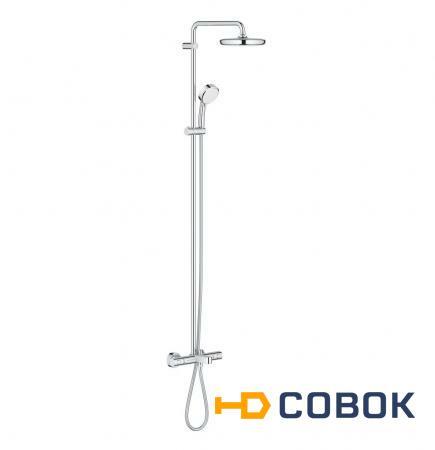 Фото Grohe Tempesta Cosmopolitan System 210 26223001 Душевая система с термостатом (хром)