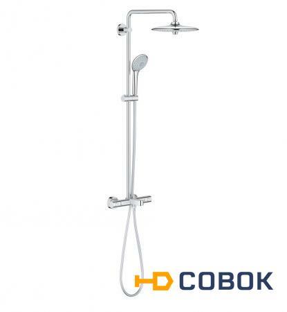 Фото Grohe Euphoria System 260 26114001 Душевая система с термостатом для ванны (хром)