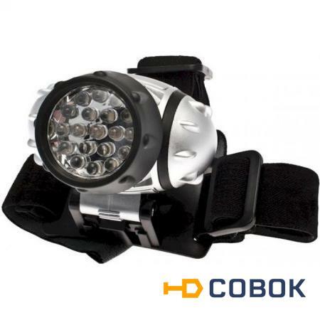 Фото Фонарь H19LED 19хLED 3хAAA (R03) налобный; KOC-H19-LED