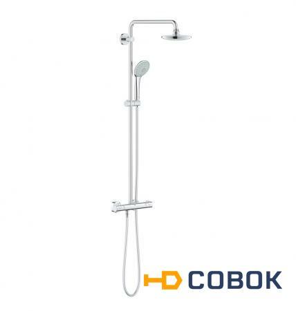 Фото Grohe Euphoria System 180 E 26418000 Душевая система с термостатом (хром)