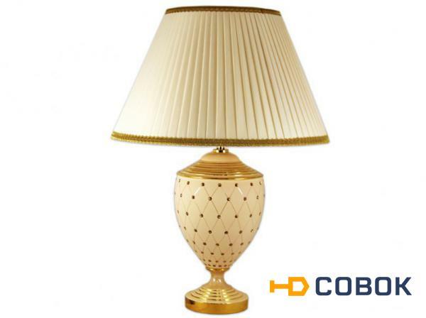 Фото Настольная лампа Murano Cream Gold - DEL842_COS-AL Delta