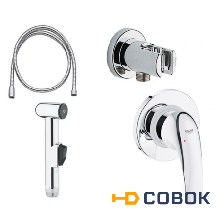 Фото Гигиенический душ Grohe BauCurve 122270 комплект