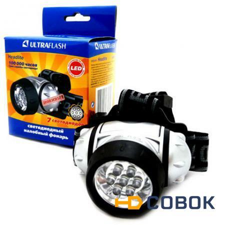 Фото Фонарь Ultraflash налобный 5351 (7LED