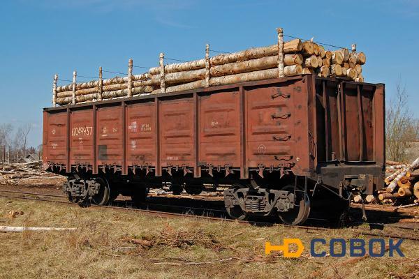Фото Перевозка лесных грузов железнодорожным транспортом