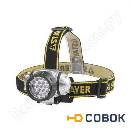 Фото Налобный светодиодный фонарь STAYER STANDARD 7LED