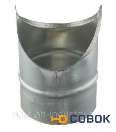 Фото Врезка оцинкованная для круглых стальных воздуховодов d100х100 мм