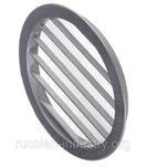 фото Вентиляционная решетка наружная круглая алюминиевая d185 мм c фланцем d160 мм