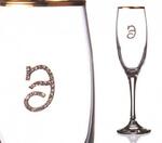 фото Бокал д/шампанского "э" с золотой каймой 170 мл. (802-510036)