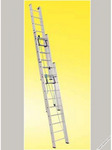 фото Лестница профес.трехсекционная с канатной тягой 3318 АЛЮМЕТ