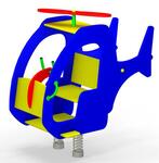 Фото №2 Качалка "Вертолет"