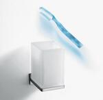 фото Colombo Design LOOK B1602 Стакан для зубных щеток - настенный (хром - стекло)