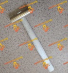 фото Молоток латунный 1,2 кг (1200грамм) с деревянной ручкой