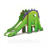 Фото №2 Детская горка Динозавр