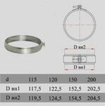 Фото №2 Хомут соединительный Дымок XSHdXX d115 DA