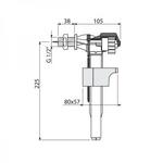 Фото №2 Впускной механизм AlcaPlast A15 1/2" с боковой подводкой (для керамических бачков)
