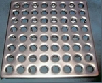 фото Металлическая плитка для промышленных полов S=1мм.
