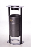 фото Урна ЭКО 30л с пепельницей (серый)