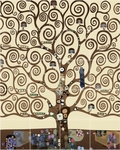 фото Панно из плитки "Древо жизни"