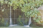 фото Панно из плитки "Водопад"