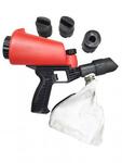 фото Пескоструйный пистолет со встроенной емкостью для песка 1л и резиновыми насадками (4шт) Forsage