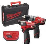 Фото №2 Milwaukee M12 PP2A-202C Набор Аккумуляторных инструментов