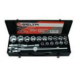 Фото №2 Набор инструмента 6516 SELTA 3/4" 16пр. (6-гран.) SELTA