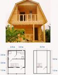 Фото №2 Дом из бруса 100х150 размером 6х6+2 (веранда)- всего 187 тыс. руб.