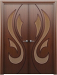 фото Межкомнатная шпонированная дверь "Орхидея"