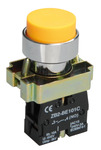 фото Кнопочный выключатель в сборе IEK 1 управляющий элемент желтый