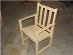 фото Стул-"трон" деревянный из массива