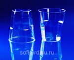 фото Стакан 300 мл кристаллический прозрачный для холодных напитков ПС (50 штук / упаковка
