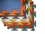 фото Резиновая плитка EvroPlit Rubblex Puzzle Standart (Размер: 1000x1000x15 мм;)