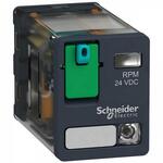 фото Реле силовое 2 перекидных конт светодиод 24в пост тока Schneider Electric RPM22BD