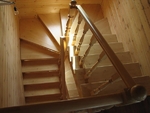 фото Лестница из массива cсосны