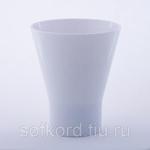 фото Стакан Рокс 250 мл белый для коктейлей и барных напитков ПС (упаковка 60 штук)