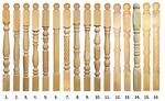 Элементы лестниц(балясины,столбы,колонны,поручень,повороты,ступени)