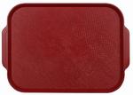 фото Поднос столовый из полистирола 450х355 мм темно-красный [1730]