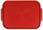 фото Поднос столовый из полистирола 450х355 мм красный [1730]