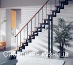 фото Металлическая лестница для дома и дачи (прямая) - изготовим по вашим размерам