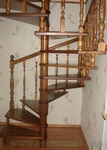 фото Деревянные винтовые лестницы