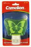 фото Ночник Camelion NL-103 "Бабочка" (Светодиодный с выключателем 220В 0,4Вт)