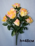 фото Цветок декоративный 'Роза кустовая' желтая
