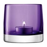 фото Подсвечник для чайной свечи light colour 8,5 см фиолетовый (61425)