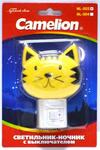 фото Ночник Camelion NL-003 (кошка с выключателем