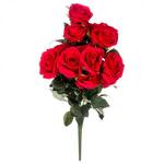 фото Цветок искусственный "букет роз" длина=50 см Huajing Plastic (23-271)