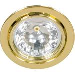 фото Точечные светильники PRORAB Светильник FERON DL3/DL1201 золотой мебельный,встраиваемый с лампой