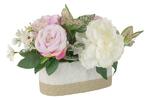 фото Декоративные цветы Пион и гортензии в керамической вазе - DG-J7214 Dream Garden
