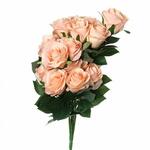 фото Искусственный цветок "букет роз"длина=50 см. Huajing Plastic (23-239)