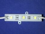 фото Светодиодный модуль (кластер) 3xled 5050 белый пластик IP-65