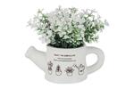 фото Декоративные цветы Букетик белый в лейке без инд.упаковки - DG-XF7525 Dream Garden